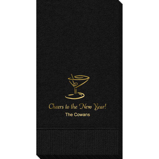 Classic Martini Guest Towels